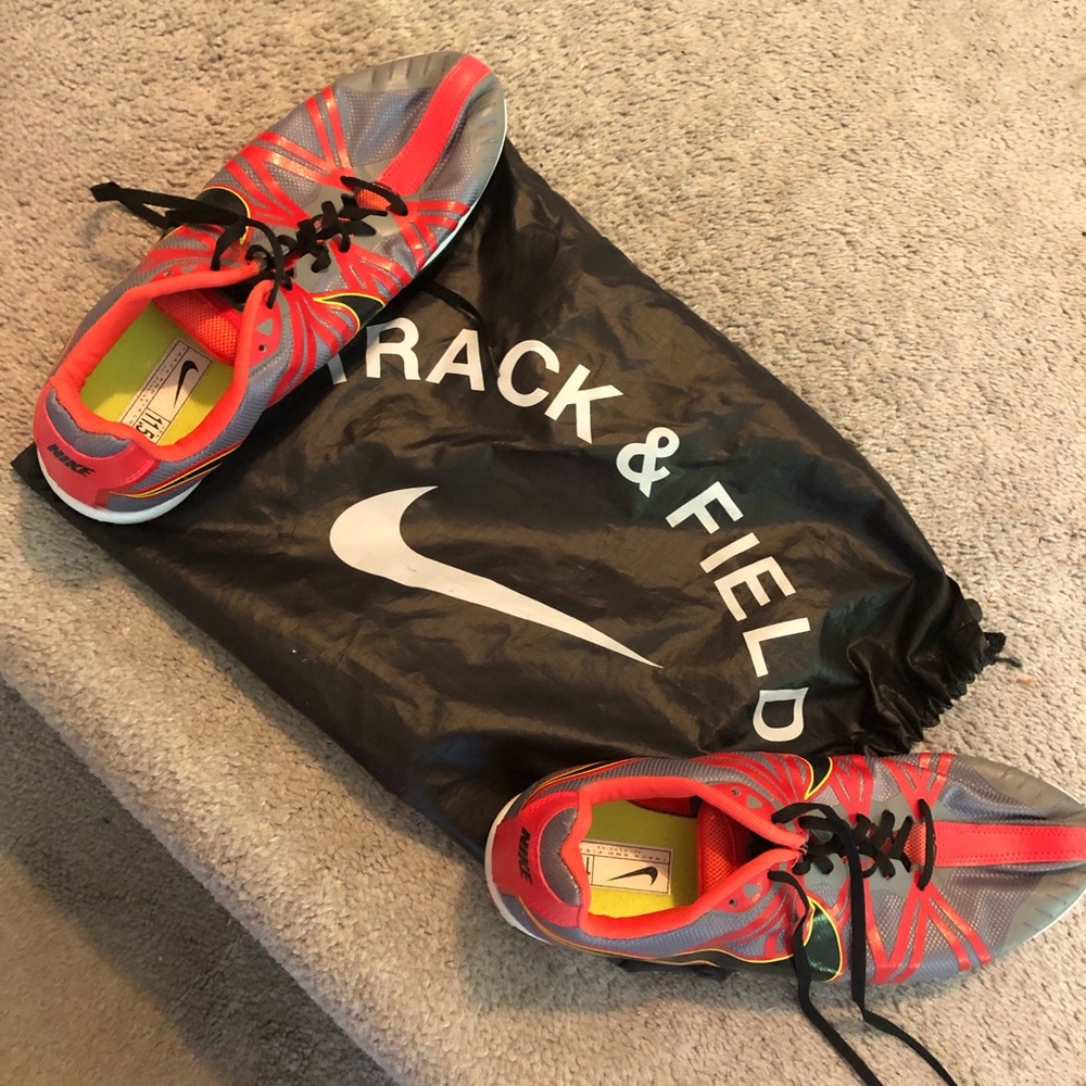 Size 10.5 Nike indoor track spikes